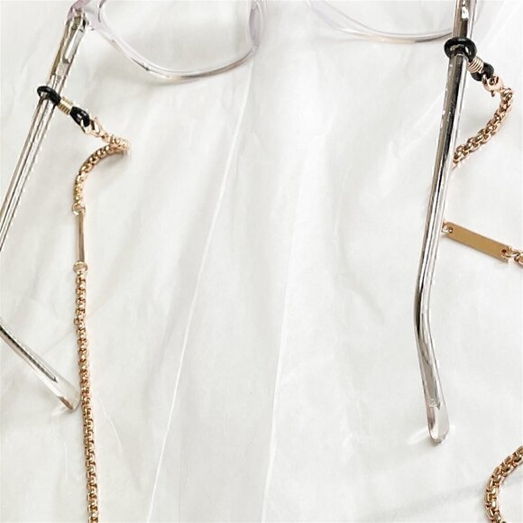 New JENNY LYNN Rose Gold Eyeglass Chain / Mask Holder - Picture 8 of 16